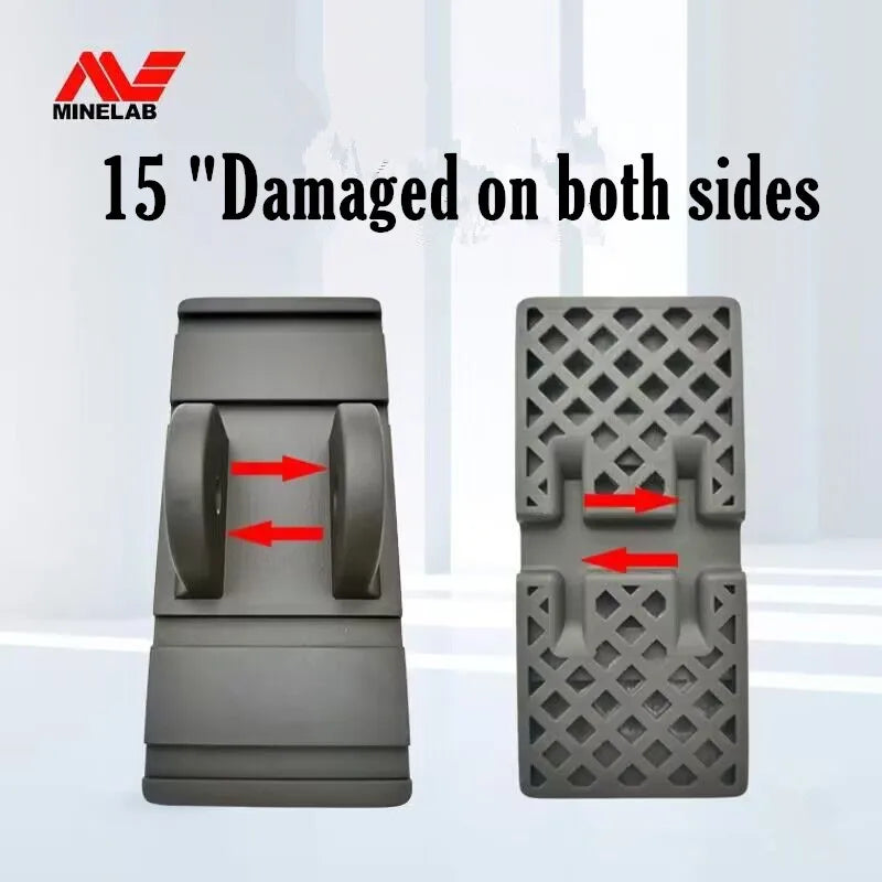 Metal Detector 15" Search Coil Ear Repair Stiffener for Minelab Equinox 600 800 Coil