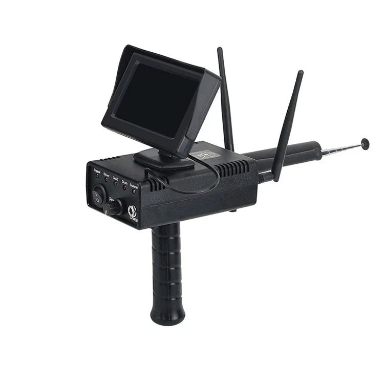 AKS Plus Long Screen Machine High-Range 3D Underground Metal Detector Plastic Designed for Deep Gold Diamond Treasure Search