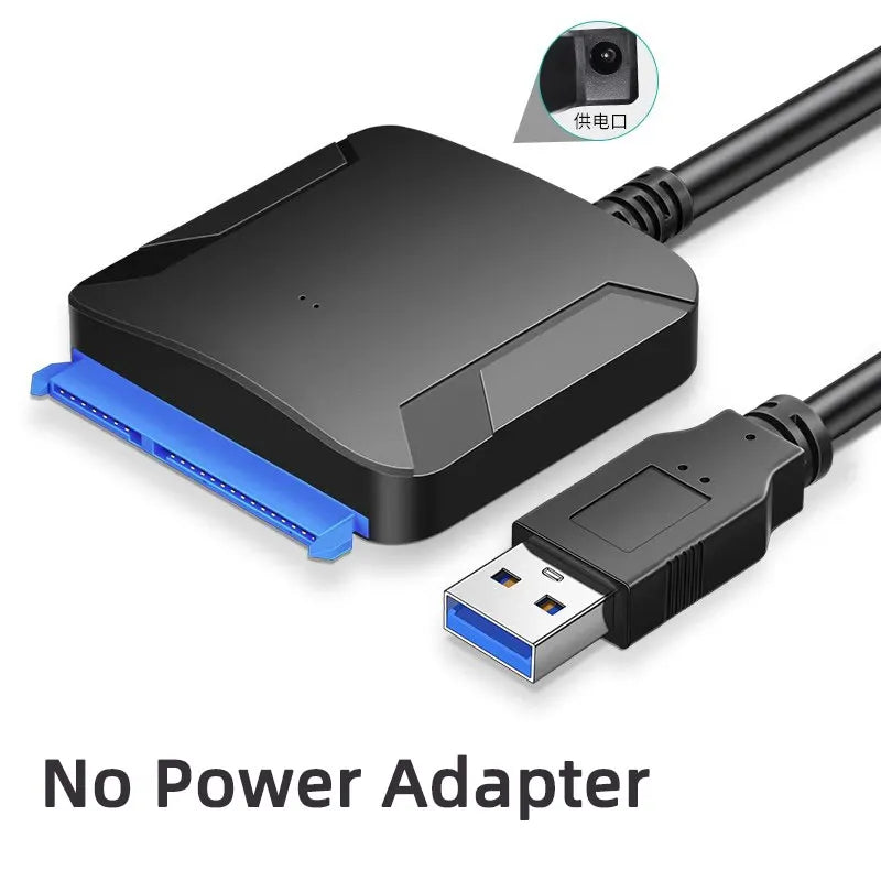 SATA to USB 3.0 / 2.0 Cable Up to 6 Gbps for 2.5 Inch External HDD SSD Hard Drive SATA 3 22 Pin Adapter USB 3.0 to Sata III Cord