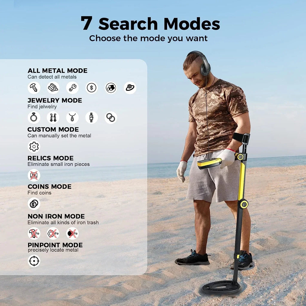 Skycrusier Gold And Metal Detector TX-650 Foldable Treasure Finder Device Best Metal Detector Gold Finder Treasure Hunting Gold