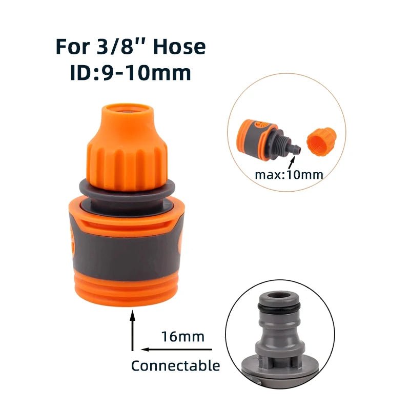 1-Pcs 1/2" 3/4" 1" Garden Hose Quick Connect Adapters -EU BPS Threaded Fittings for Faucets, Spray Guns & Watering Systems