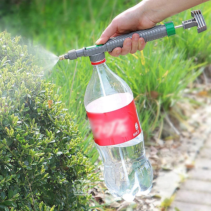Adjustable Drinking Bottle Sprayer Watering Nozzle Sprinkler Pressure Fogging Nozzle Gardening Tools