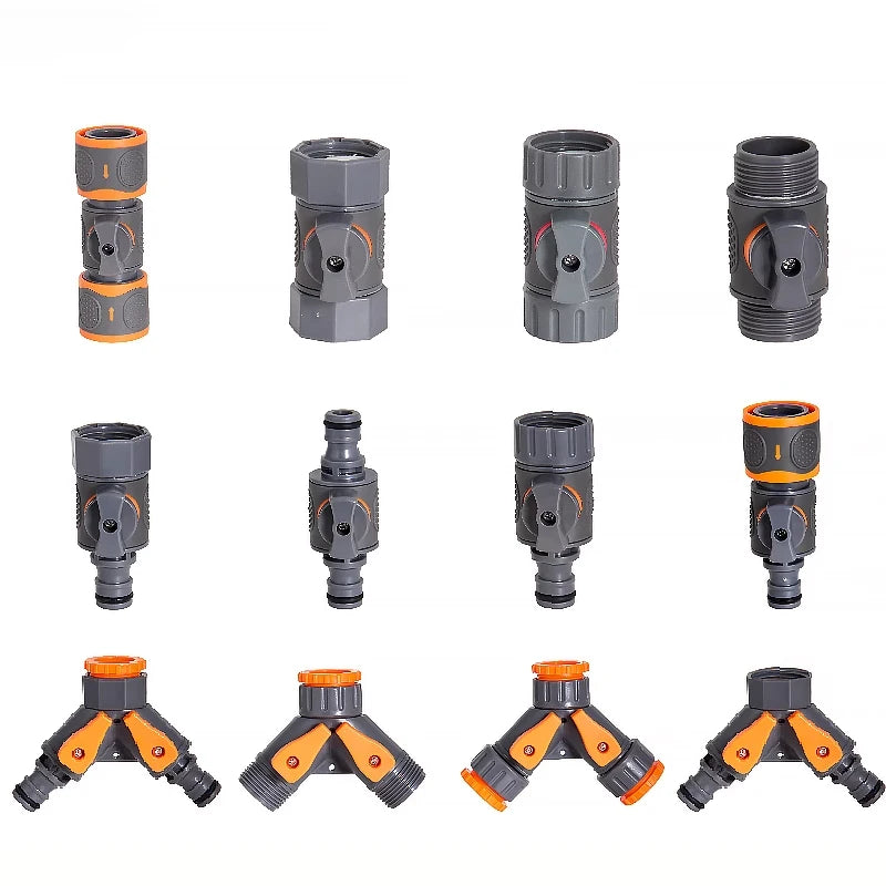 1-Pcs 1/2" 3/4" 1" Garden Hose Quick Connect Adapters -EU BPS Threaded Fittings for Faucets, Spray Guns & Watering Systems