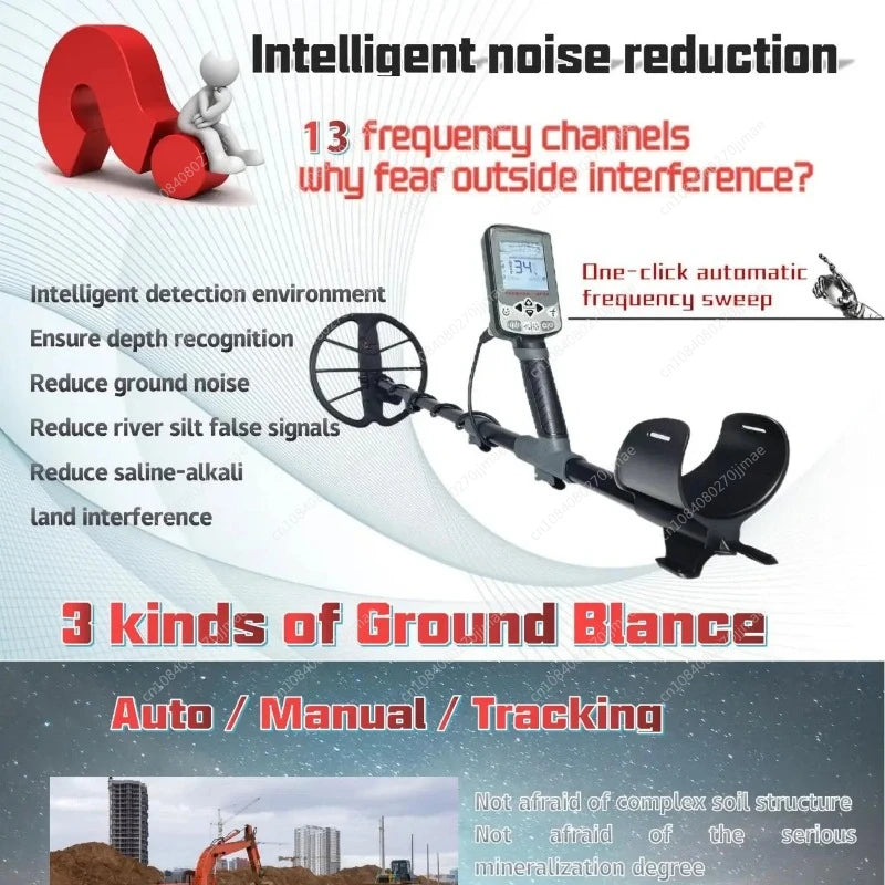 MF50 Multi-frequency Metal Detector Underground Gold Metal Detector