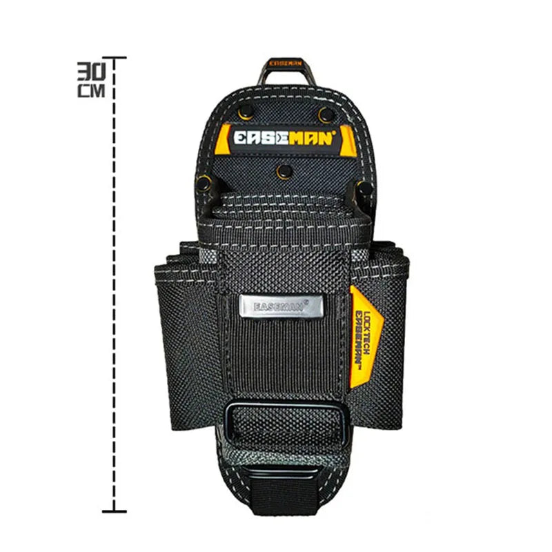 Electrician Canvas Tool Bag Reinforced Waist Bags Multifunctional Pouch Portable Quick Hanging Carpentry Tools and Accessories
