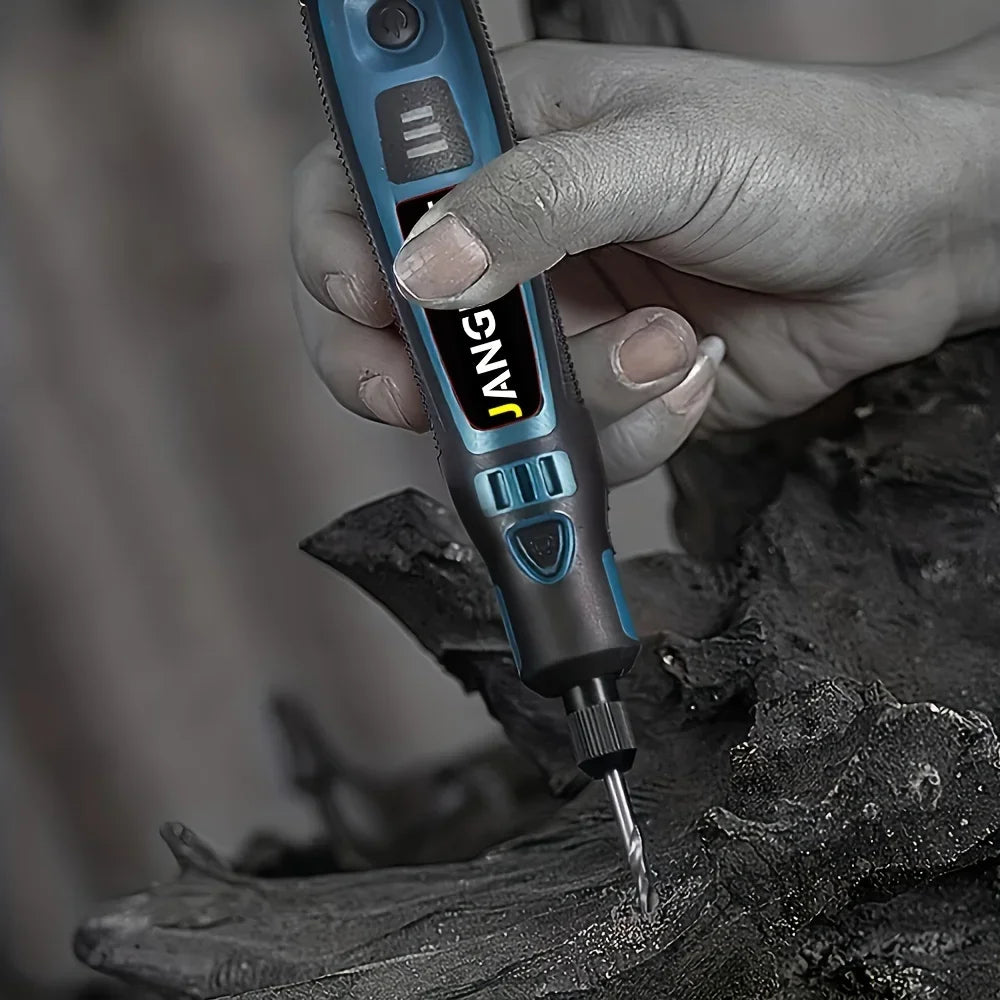 JANGKLIFE USB Cordless Rotary Tool Kit Woodworking Engraving Pen DIY For Jewelry Metal Glass Mini Wireless Drill