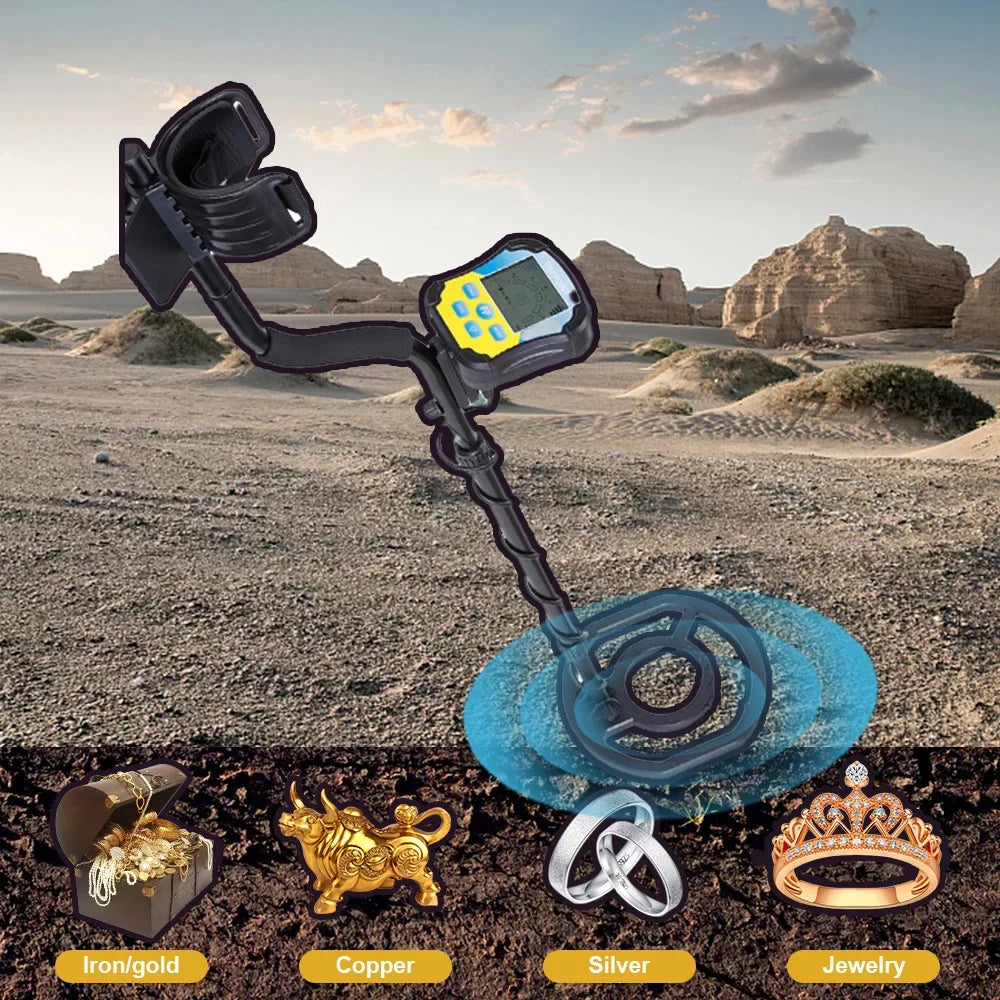 MD8030 Underground Metal Detector High Sensitivity Metal Gold Digger Hunter Treasure Hunter Depth 2.5m Waterproof Search Coil