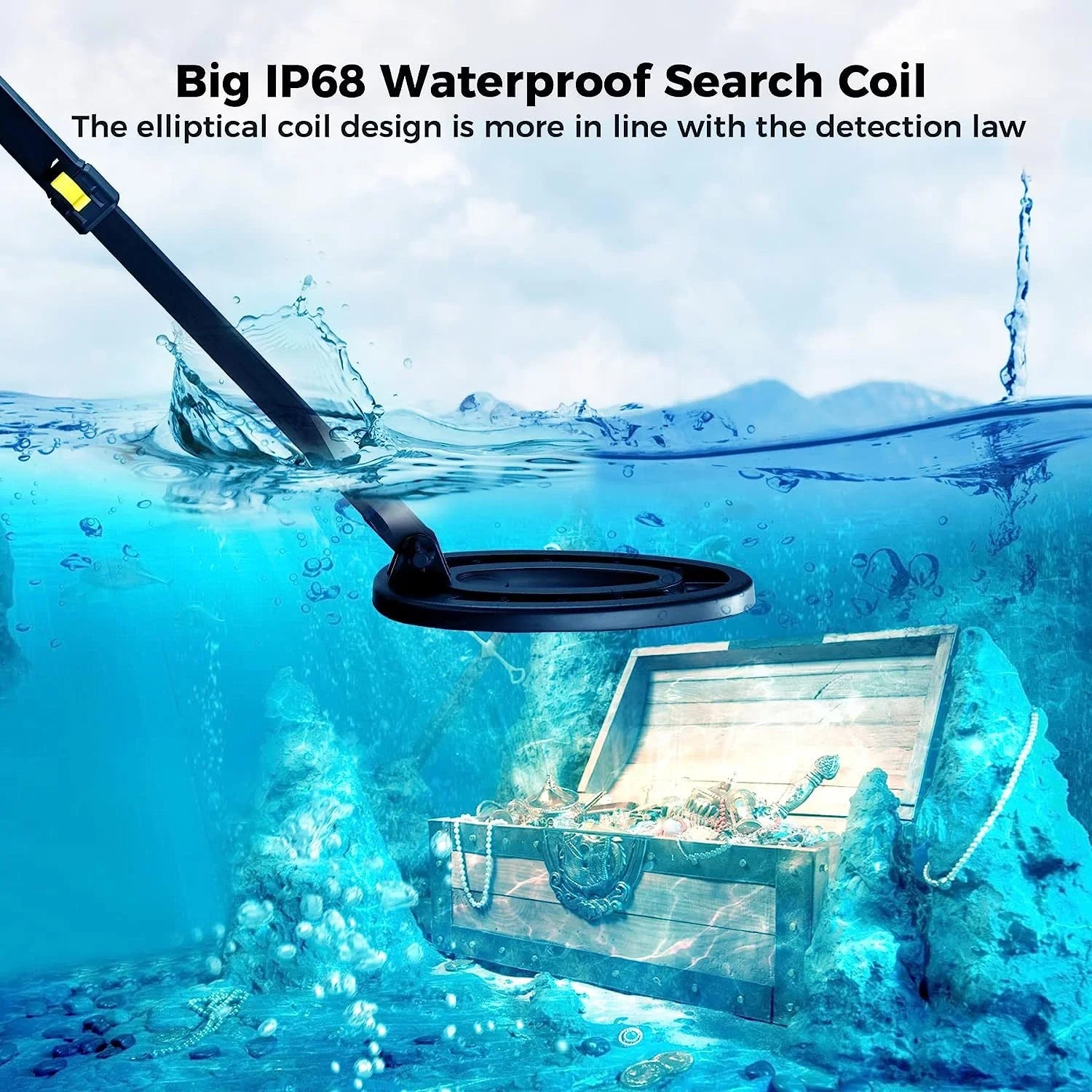 Skycrusier Gold And Metal Detector TX-650 Foldable Treasure Finder Device Best Metal Detector Gold Finder Treasure Hunting Gold