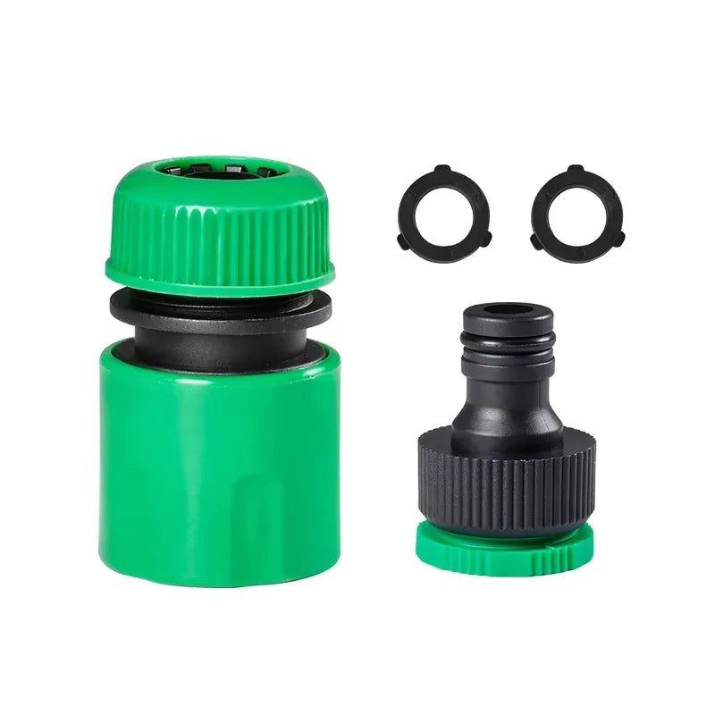 Garden Watering Hose ABS Quick Connector 1/2” End Double Male Hose Coupling Joint Adapter Extender Set For Hose Pipe Tube