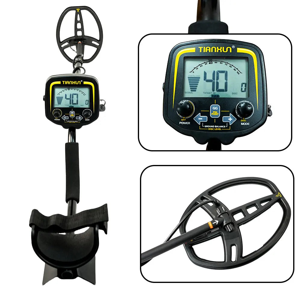 TX-850 Metal Detector Underground Professional Depth 2.5m Scanner Search Finder Gold Detector Treasure Hunter Pinpointer 11inch