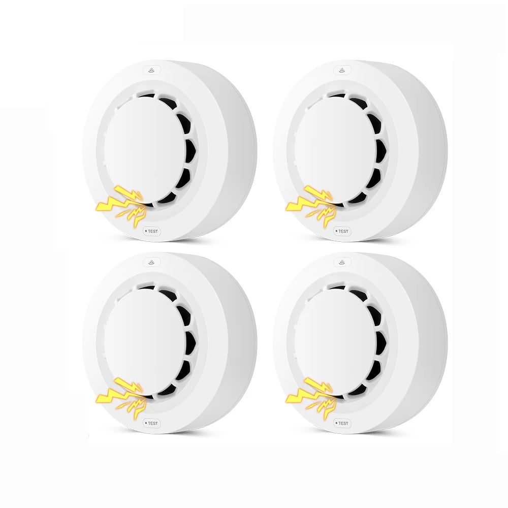 Tuya WiFi Smoke Alarm Fire Protection Smoke Detector Smoke House Combination Fire Alarm Home Security System Firefighters