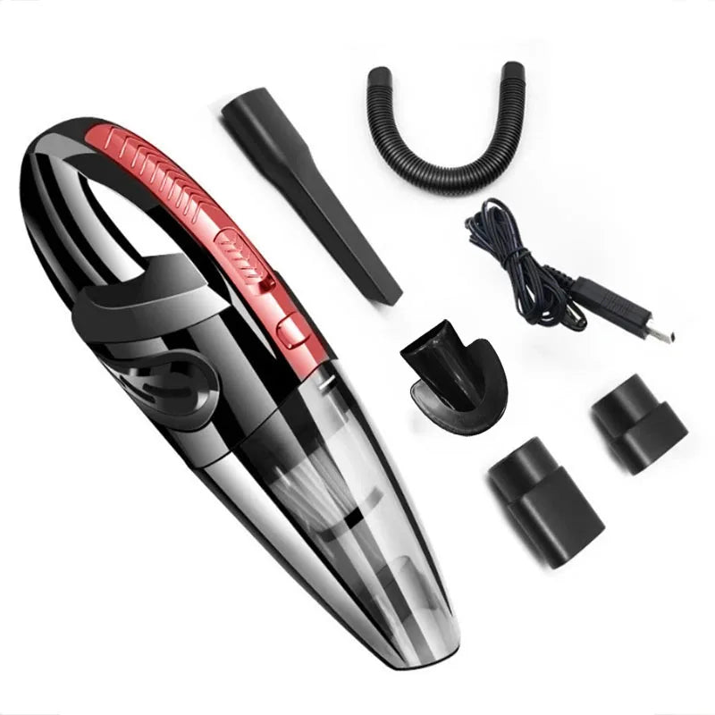 Wireless Vacuum Cleaner Powerful Cyclone Suction Rechargeable Handheld Car Vacuum Cleaner Quick Charge for Car Home Pet Hair