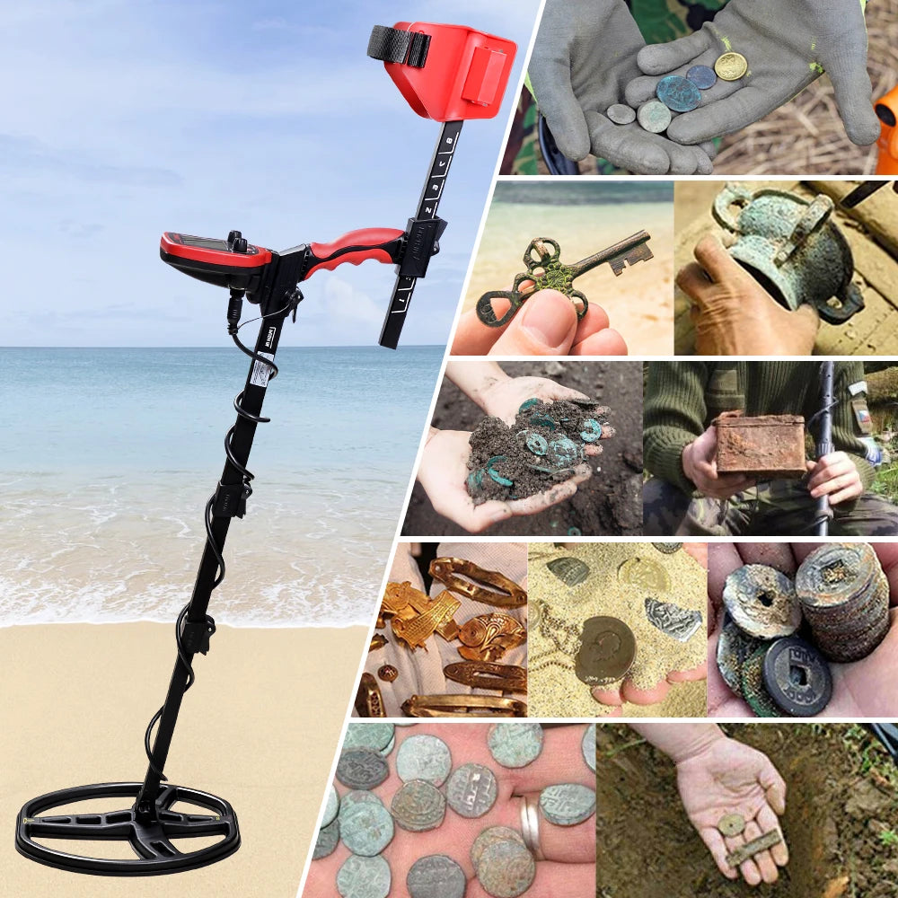 TX-850L Metal Detector Professional Underground Depth Metal Detector High Sensitivity Gold Treasure Hunter backLight Pinpointer
