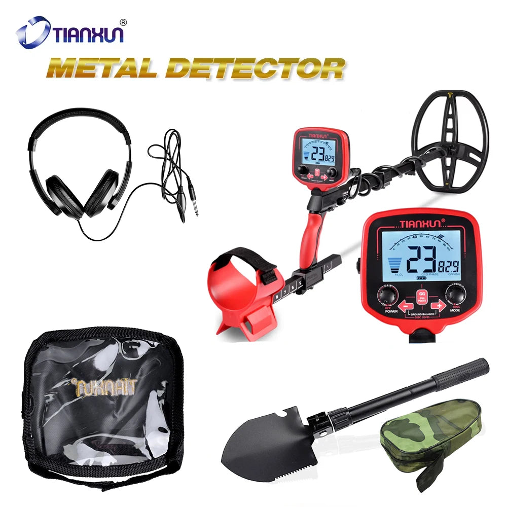 TX-850L Metal Detector Professional Underground Depth Metal Detector High Sensitivity Gold Treasure Hunter backLight Pinpointer