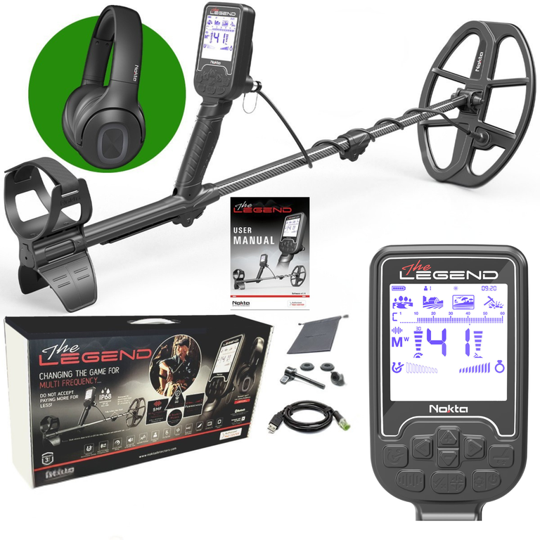 Nokta Legend "Next Generation" Multi-Frequency Waterproof Metal Detector