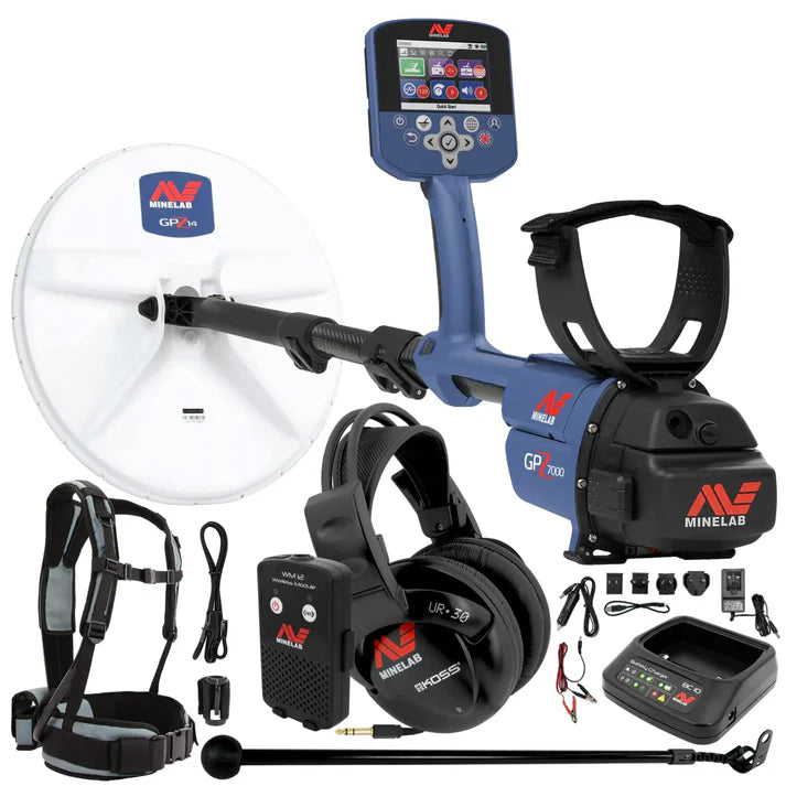 Minelab GPZ 7000 Gold Detector With 14" Smart-D Submersible