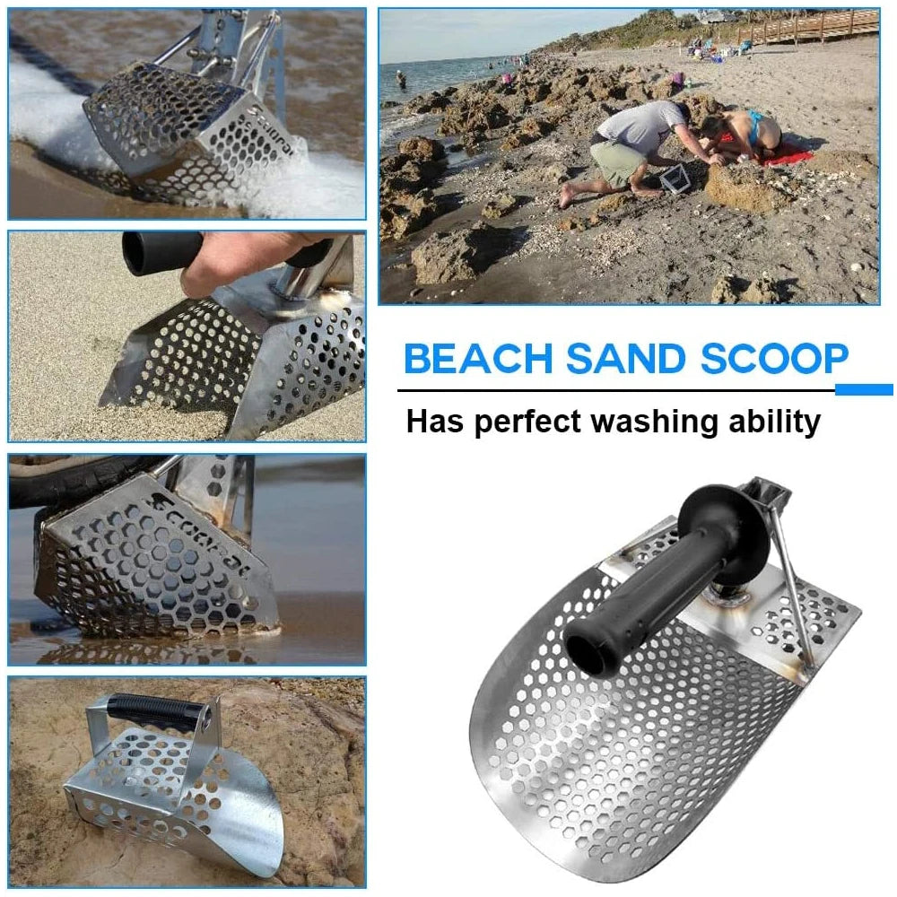Scoop Equipment Garden Utensils Supplies Sand Scoop Sand Scoop for Metal Detecting Heavy Duty Metal Detector Beach Finds Newest