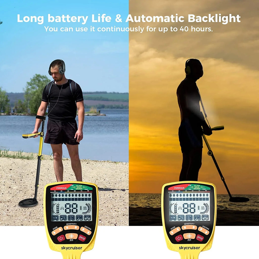 Skycrusier Gold And Metal Detector TX-650 Foldable Treasure Finder Device Best Metal Detector Gold Finder Treasure Hunting Gold