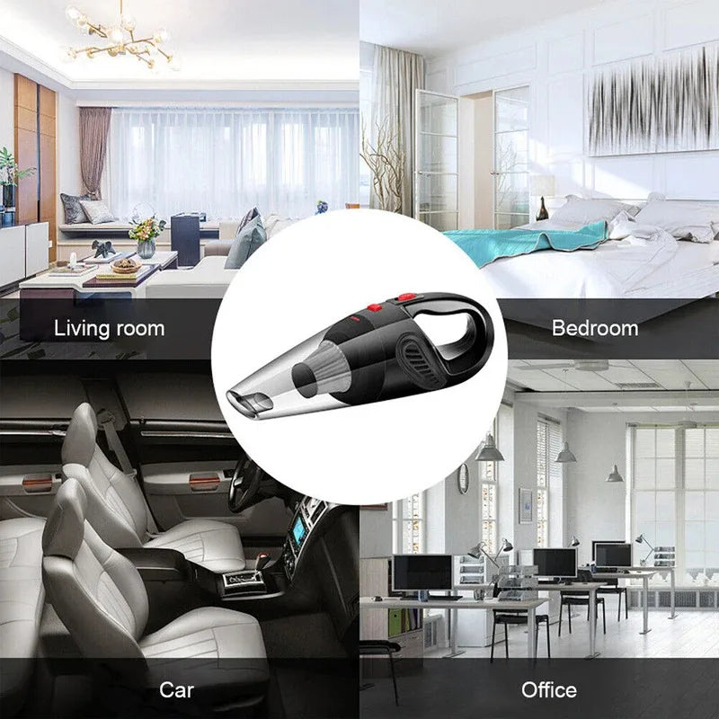 Wireless Vacuum Cleaner Powerful Cyclone Suction Rechargeable Handheld Car Vacuum Cleaner Quick Charge for Car Home Pet Hair