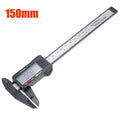 AIRAJ 150MM Vernier Caliper Plastic Digital Caliper, Inch Metric Fraction Conversion, Large LCD Display Measurement Tool