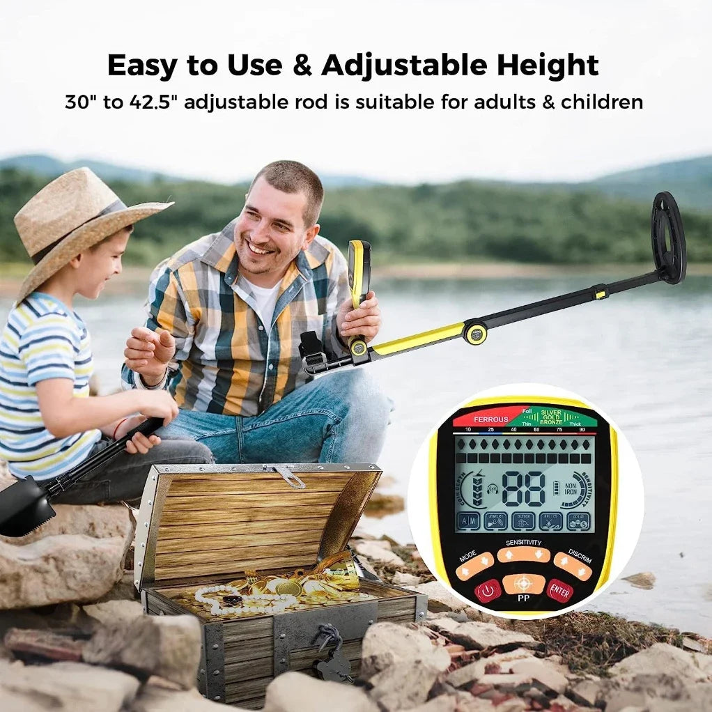 Skycrusier Gold And Metal Detector TX-650 Foldable Treasure Finder Device Best Metal Detector Gold Finder Treasure Hunting Gold