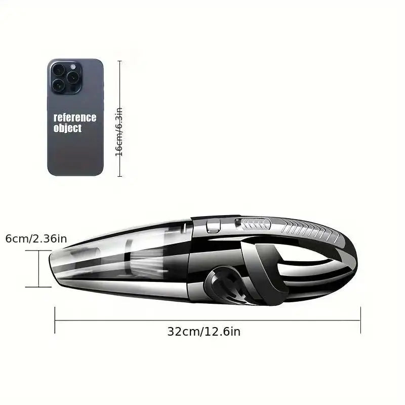 Portable Wireless Vacuum Cleaner Powerful Suction Rechargeable Handheld Vacuum Cleaner Quick Charge for Car Home Pet Hair