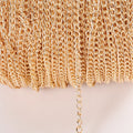 2 Meter Flat 2.5/3.5/4.5mm Extension Thin Chain Metal Chain DIY Necklace Body Chain Jewelry Making Chain Accessories