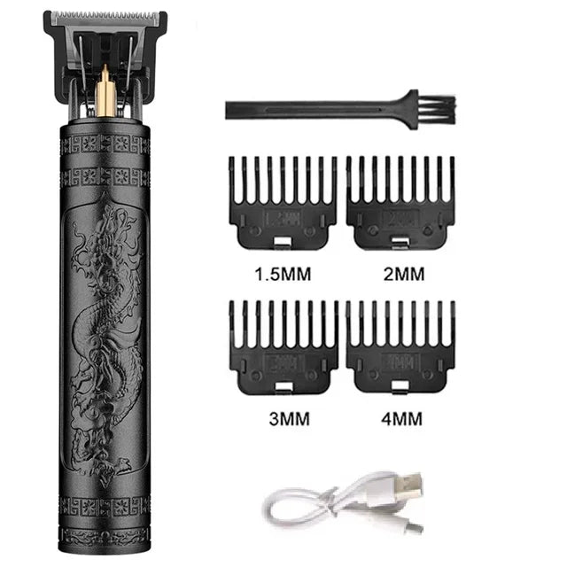 Vintage Hair Clipper Cordless Trimmer portable USB Fast Charging Hair Cutting Machine Electric Shaver Barber Professional Barber