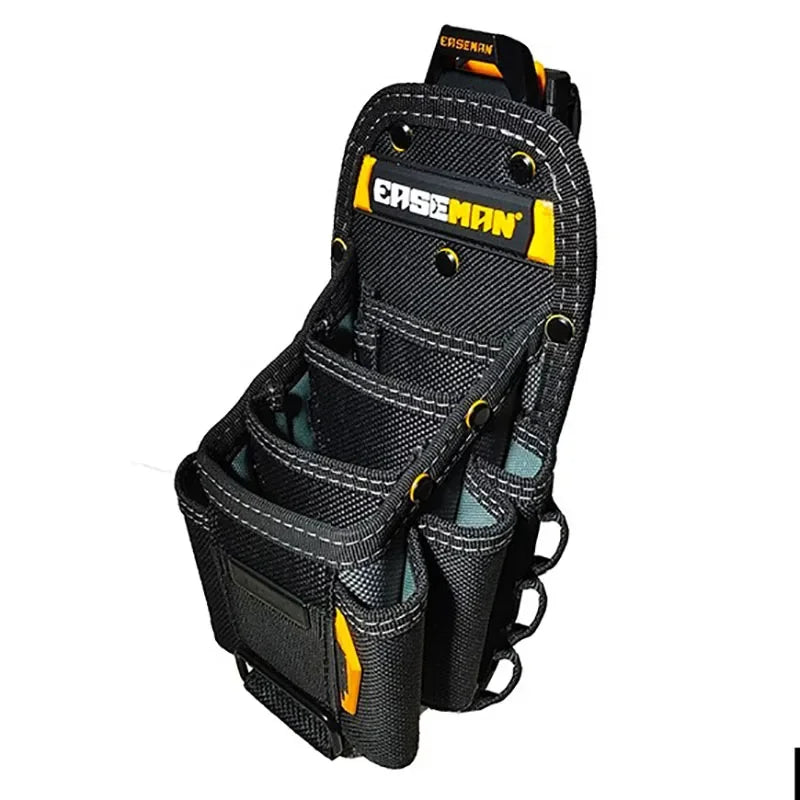 Electrician Canvas Tool Bag Reinforced Waist Bags Multifunctional Pouch Portable Quick Hanging Carpentry Tools and Accessories