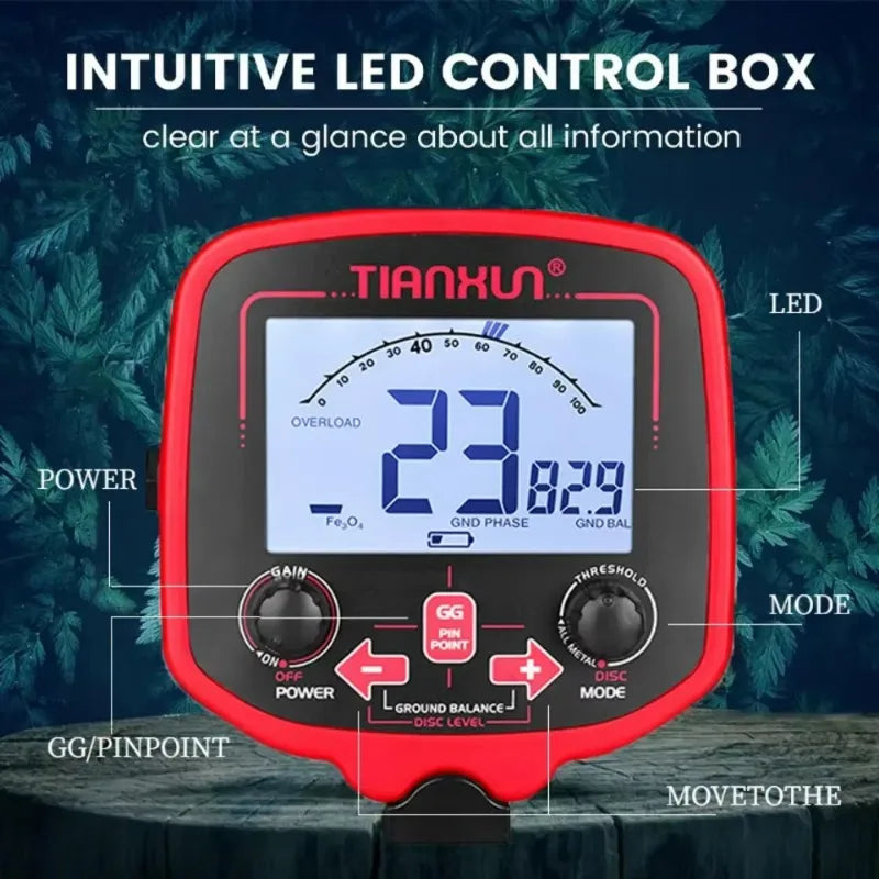 Tianxun Gold Detector TX-850L Gold Metal Detector Treasure Hunting Professional Industrial Metal Detector Discover Deluxe