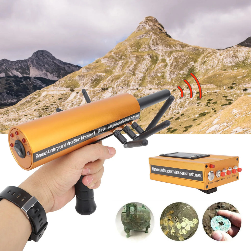 AKS Metal Detector Metal Pinpointer 30m Depth 1200m Range 6 Antenna Accurate Finding Gold Detector Gold Detector Locator