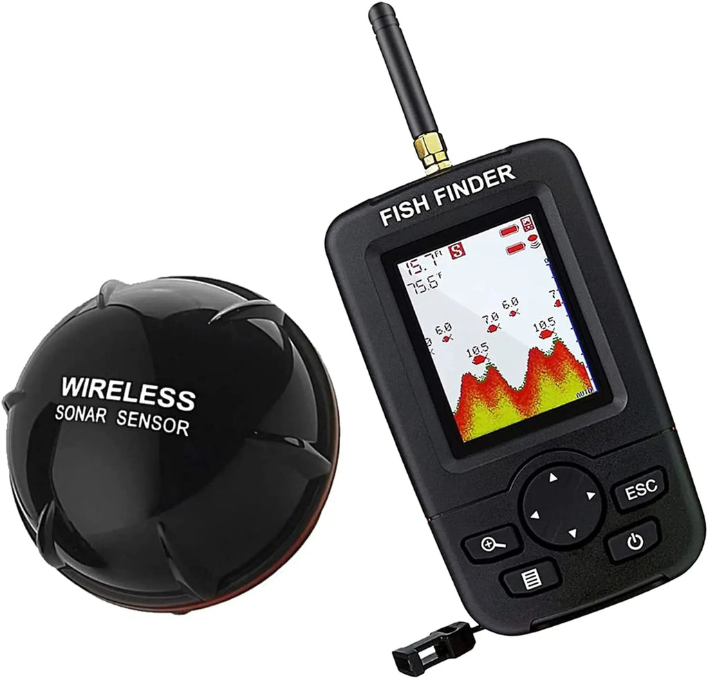 Wireless Sonar Fishing Alert Fish Finder Underwater Echo Sounder Fish