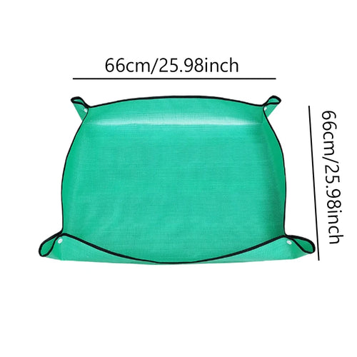 1pc Planting Mat Gardening Potting Pad Foldable Garden Plant Flower Pot Transplanting Waterproof Mats