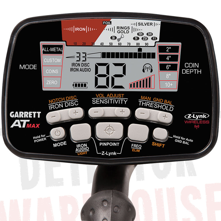 Garrett AT MAX with 2 COILS, Waterproof Headphones + Pro-Pointer